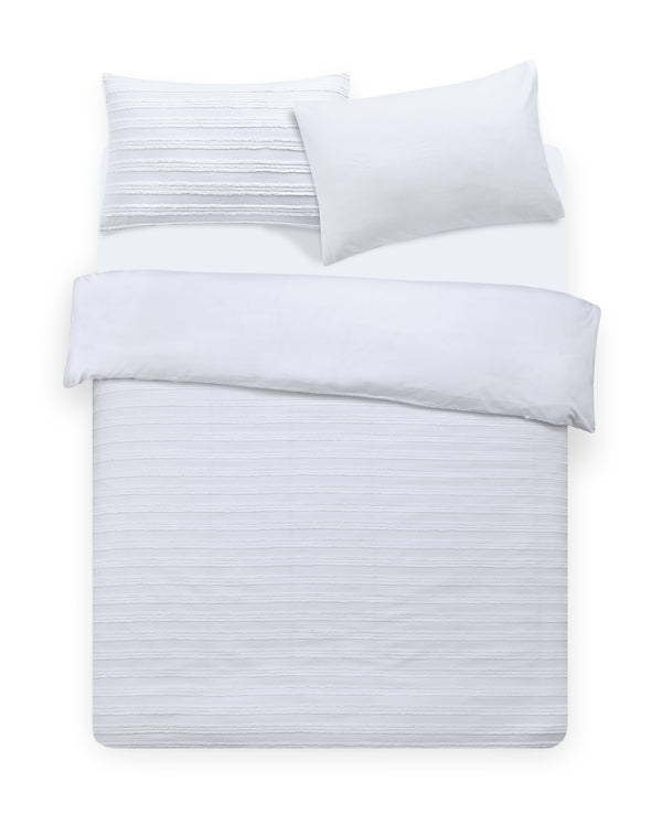 Fancy Duvet Set Tufting Stripe