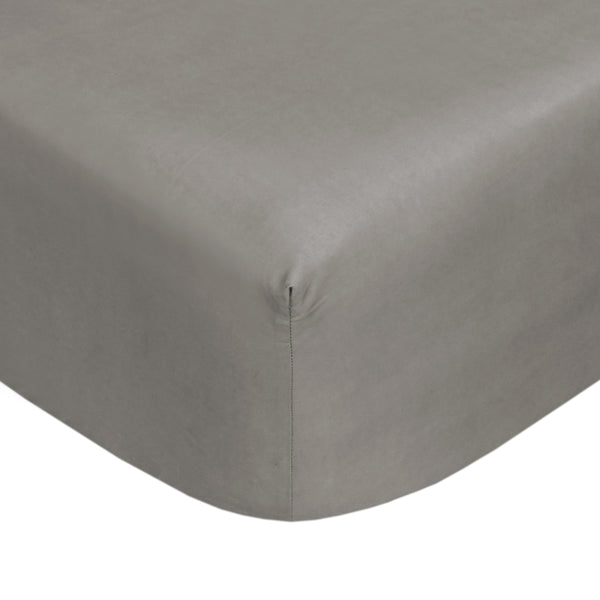 PMK Home Grey Dyed Deep Fitted Sheet