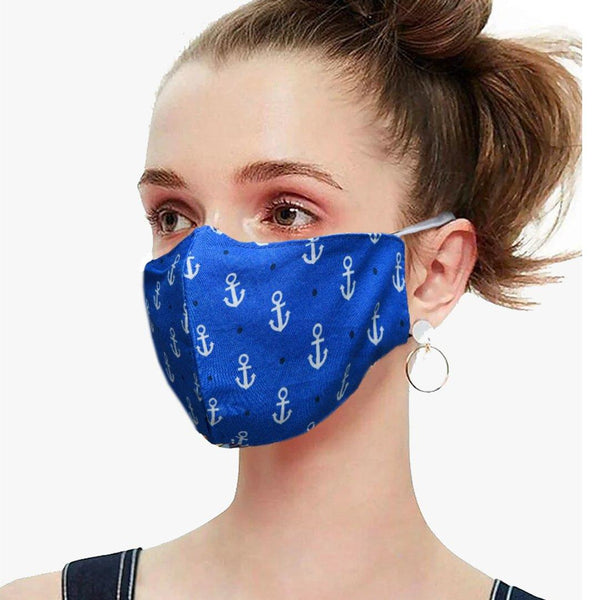 ANTI-VIRAL DUST RESISTANT ANCHOR PRINTED FACE MASK - ONIEO - #1Best online shopping store in Pakistan