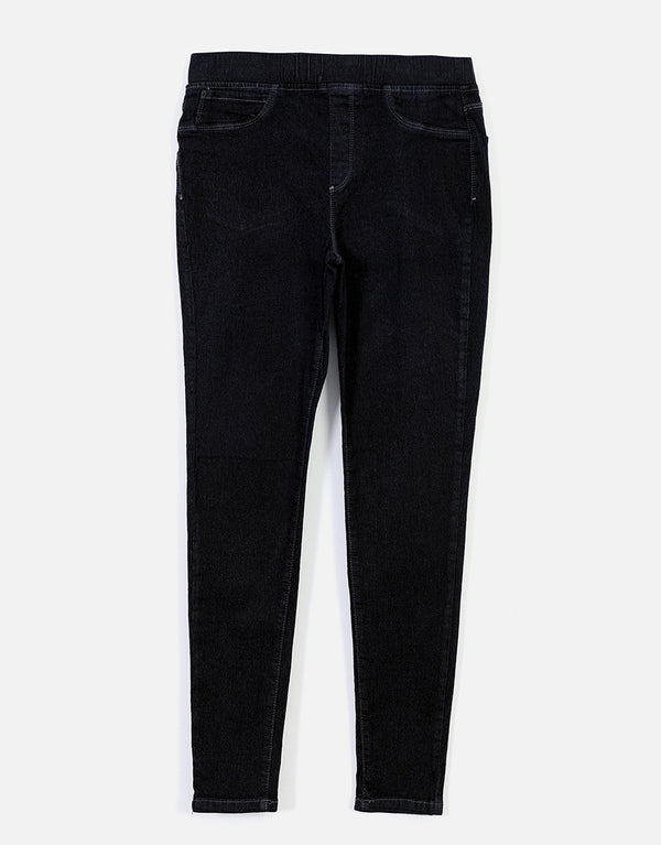 Ladies Slim Fit Jegging-Black