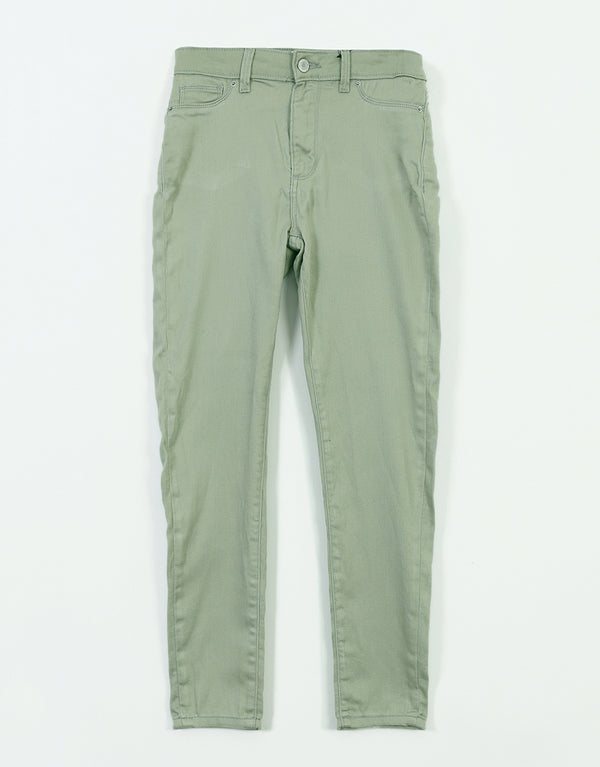 Ladies Slim Fit Jeans- Light Green
