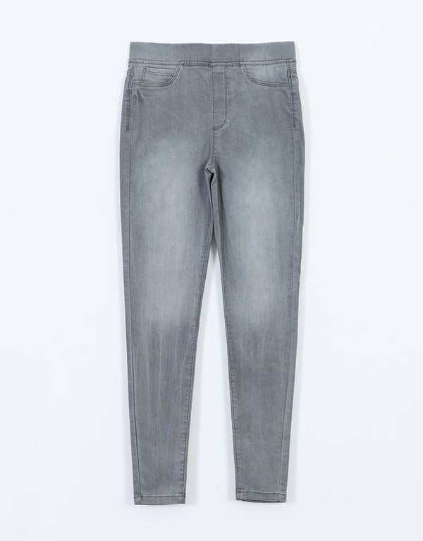 Ladies Slim Fit Jegging-Grey