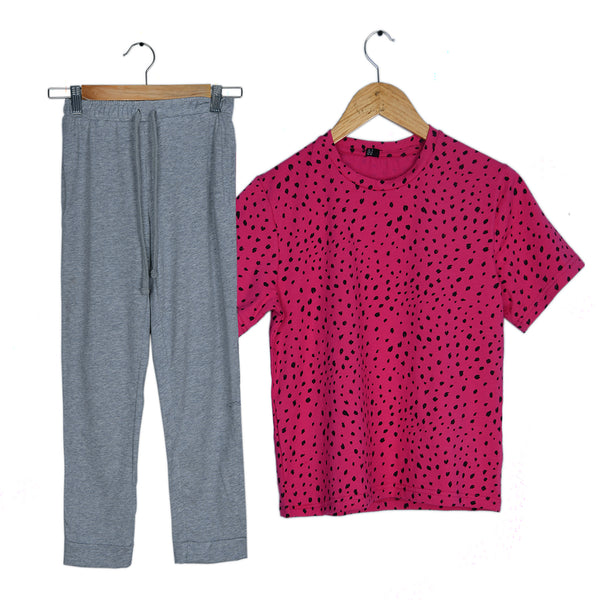 Girl's Printed Pajama sets Loungewear