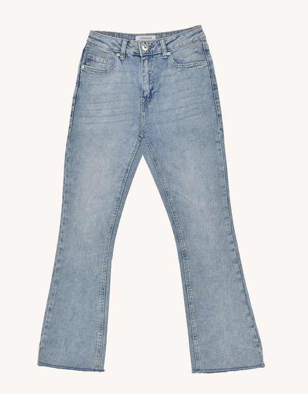 Ladies Wide Leg Denim Jeans