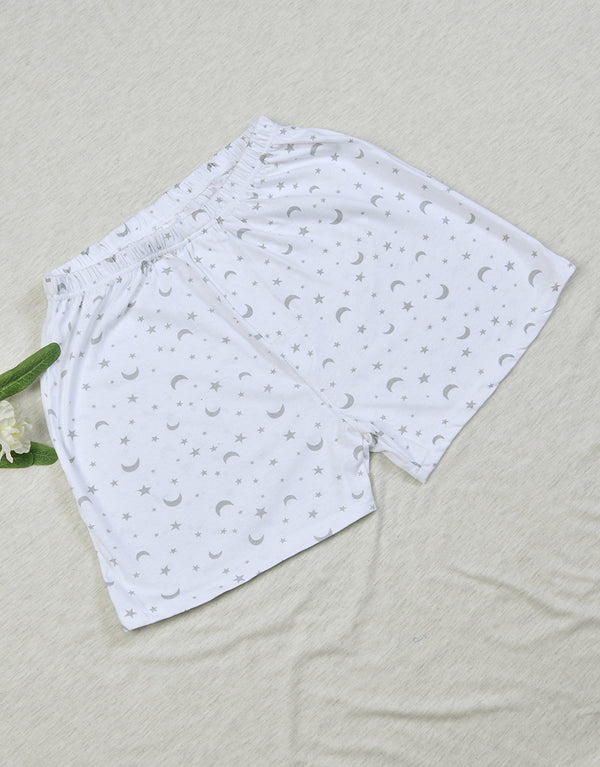 Men's White Printed Printed Assorted Boxer Shorts
