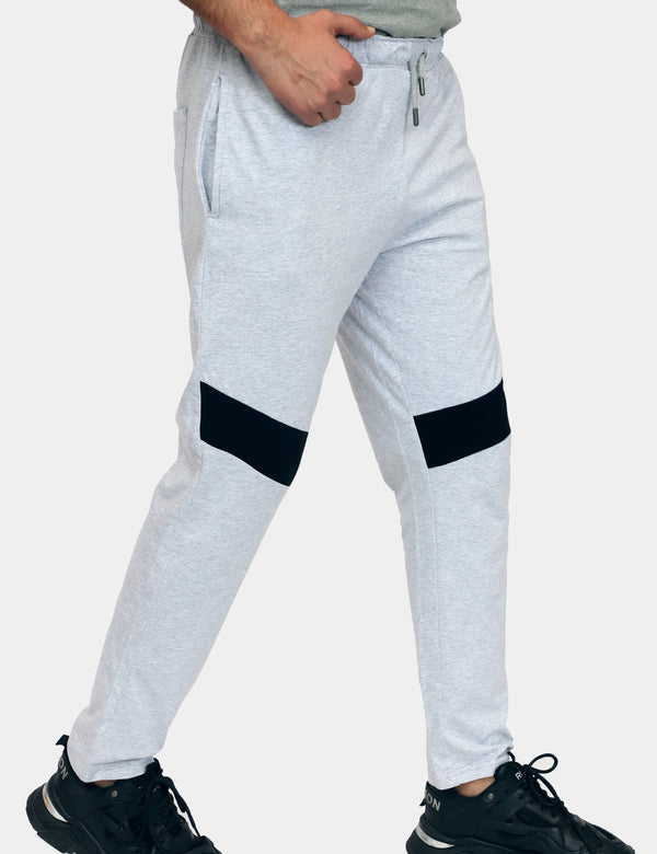 Men's Front Panel Summer Jersey Trouser-Grey