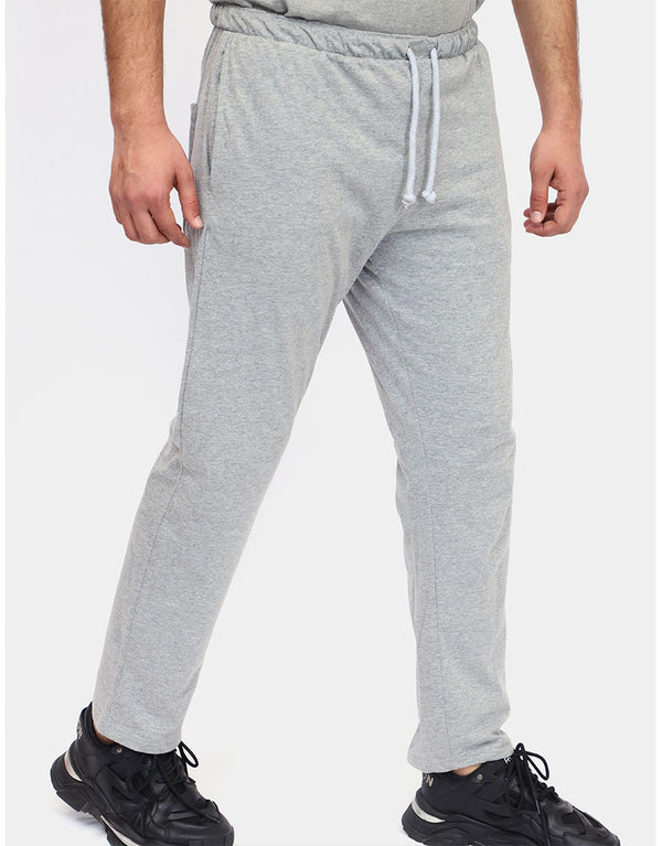 Men's Summer Soft Plain Jersey Trouser-Grey