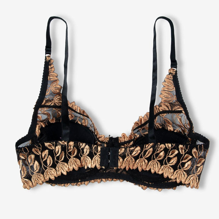 Zinnia - Floral Mesh Low Cut Wired / Non-Wired Full Cup Firm Hold Bra - Espicopink