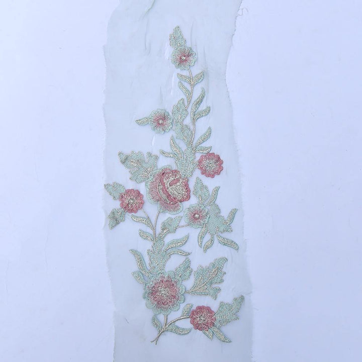 Flower Motif Embroidered Patch Cute Applique Badge Des-266 - ONIEO - #1Best online shopping store in Pakistan