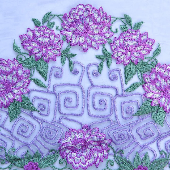 Flower Motif Embroidered Patch Cute Applique Badge Des-189 - ONIEO - #1Best online shopping store in Pakistan