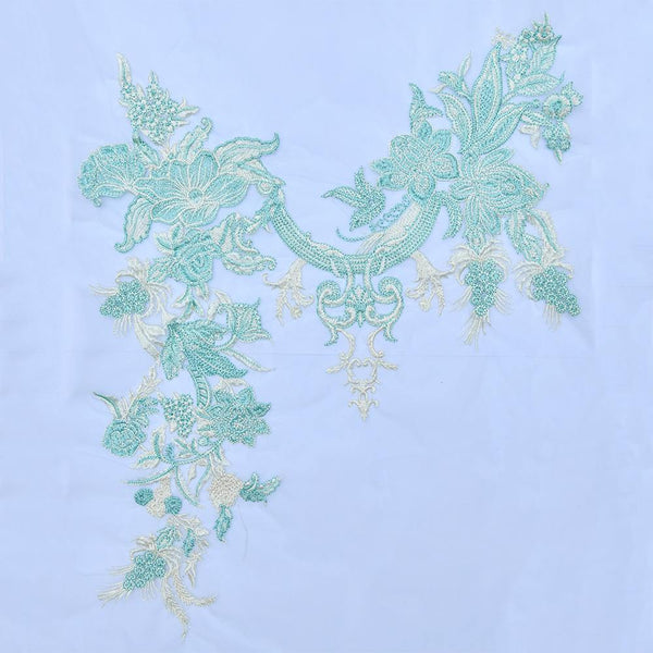 Flower Motif Embroidered Patch Cute Applique Badge Des-215 - ONIEO - #1Best online shopping store in Pakistan