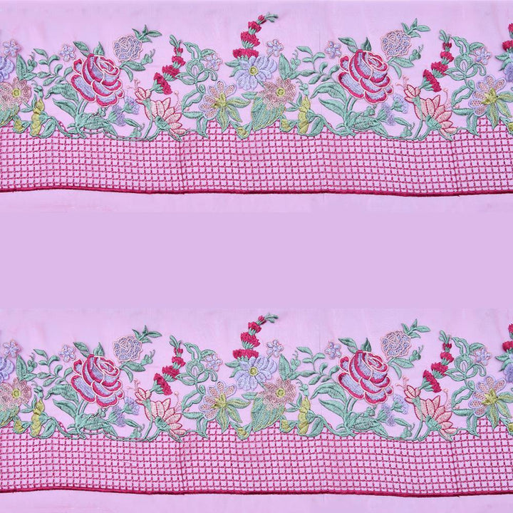 Flower Motif Embroidered Patch Cute Applique Badge Des-222 - ONIEO - #1Best online shopping store in Pakistan