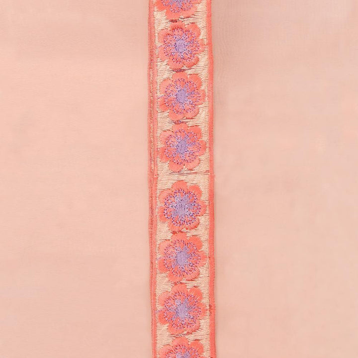 Flower Motif Embroidery Patti Cute Applique Badge Des-188 - ONIEO - #1Best online shopping store in Pakistan
