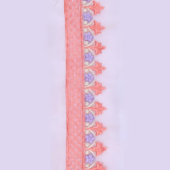 Flower Motif Embroidery Patti Cute Applique Badge Des-194 - ONIEO - #1Best online shopping store in Pakistan