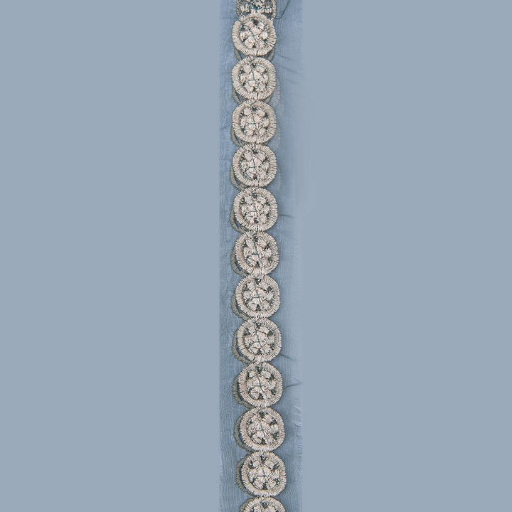 Flower Motif Embroidery Patti Cute Applique Badge Des-196 - ONIEO - #1Best online shopping store in Pakistan