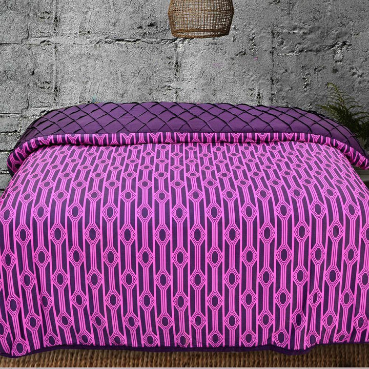 Indulgent Baotou Geo Palm Quilt Cover - ONIEO - #1Best online shopping store in Pakistan