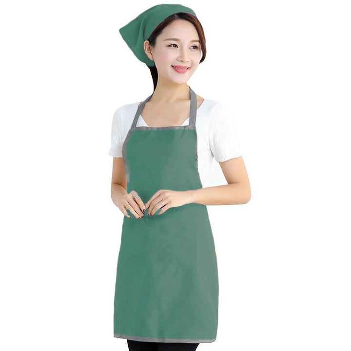 Lovely Home Fashion Variegated Kitchen Apron Apron Tiger Unit Green 