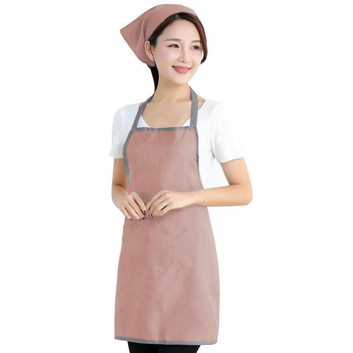 Lovely Home Fashion Variegated Kitchen Apron Apron Tiger Unit Peach