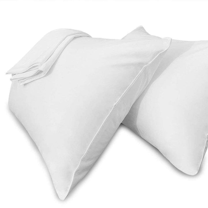 P&J Emporium Home Podocarpus Pillow Cover Pair Pillow Covers SLEEP DOWN Off White 