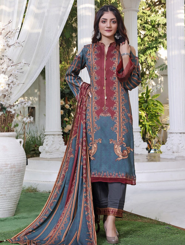 Printed Linen Suit with Printed Dupatta KTE-1641 KHAS STORES 