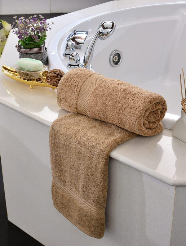 Sivas Marvelous Plain Beige Dyed Towels
