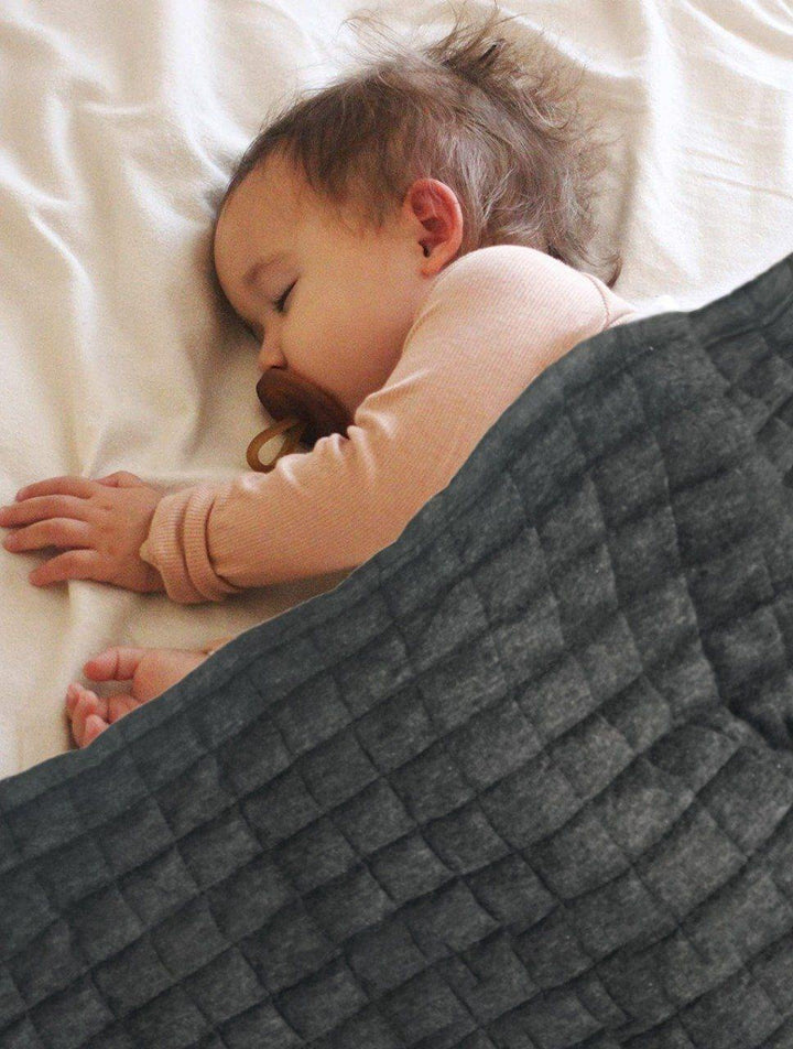 SLEEP WORLD JERSY QUILTED BABY TRAVELS BLANKET