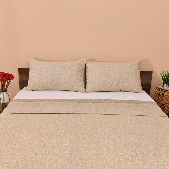 SPW Poppy Pods Printed Bed Sheets Queen Bed Sheet SLEEP DOWN 